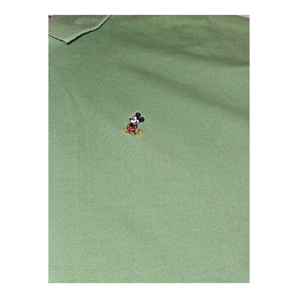 Walt Disney World Polo XL Men's Green Short Sleeve Embroidered Vacation Fun - Picture 5 of 6